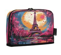 LINNIKEEEE Tour Art Floral Trousses à Crayons,Pochettes pour Stylos écoliers écolièRes