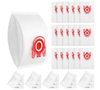 LINNIW Lot de 20 sacs 3D Airclean FJM compatibles avec Miele FJM, Compact C2, Compact C1, Complete C1, S241, S290, S300i, S500, S700, S4, S6 Series, y compris 5 filtres à air Clean