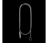 Linnkyfloa Brosse flexible de nettoyage de canalisations de réfrigérateur, 155 cm de long, outil de nettoyage pour tuyau de sortie, réfrigérateur de drague, toit ouvrant de voiture, poils en nylon (95