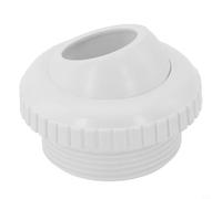Linnkyfloa Buse de piscine variable pour changer la direction du débit d'eau - Buse de pulvérisation rotative en plastique pour piscine, étangs, pelouse, eau Caractéristiques : 0,81 x .57 cm Blanc