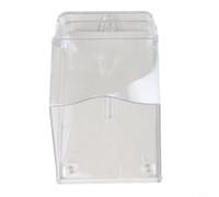 Linnkyfloa Carillon sans fil étanche transparent pour carillon extérieur avec emplacement pour numéro, 111 x 63 x 52 mm