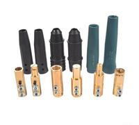 Linnkyfloa Connecteur de câble de machine à souder, LC 40 Quick, Connect et JB japonais haut, borne d'alimentation, cuivre pur 70-95 mm², pour équipement de soudage 500 A (E)