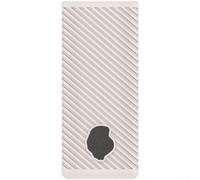 Linnkyfloa Coque en silicone dédiée pour Skullcandy Dime, matériau doux au toucher avec flexibilité équilibrée et intégrité structurelle (mètres blancs)