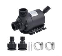 Linnkyfloa Débitmètre d'eau submersible sans balais CC 12 V 800 l/h Tête maximale pour système de circulation d'eau ultra silencieux 35 dB pour fontaine solaire aquarium, étang (2#)