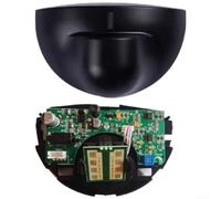 Linnkyfloa Détecteur automatique de porte pour usage commercial, détecteur de mouvement micro-ondes pour portes automatiques avec sonde 24,125 GHz, AC/DC 12-24 V, NO (104-B)