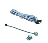 Linnkyfloa Détecteur de mouvement PIR d'intérieur avec extension de 5 m, connecteur ABS blanc, interrupteur à induction 12 V/24 V pour corps humain (1 x capteur 1XCable)