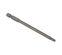 Linnkyfloa Embout de tournevis Torx de 100 mm de long, fabriqué en alliage d'acier avec dureté 60HRC, traité thermiquement pour plus de durabilité, pointe magnétique pour le maintien de vis