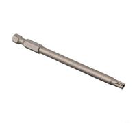 Linnkyfloa Embout de tournevis Torx de 100 mm de long, fabriqué en alliage d'acier avec dureté 60HRC, traité thermiquement pour plus de durabilité, pointe magnétique pour le maintien de vis
