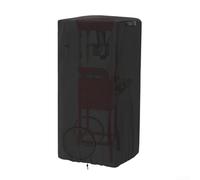 Linnkyfloa Housse de chariot à popcorn imperméable en tissu Oxford 210D - Résistante à la poussière et au vent - Pour extérieur et intérieur - Avec cordon de serrage réglable (40,6 x 45,7 x 78,7 cm)