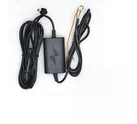 Linnkyfloa Kit de câblage pour caméra avec sortie 5 V, support de stationnement 24 heures, coupure basse tension (11,6 V), boîtier ABS, connecteur USB coudé gauche, systèmes DVR de voiture