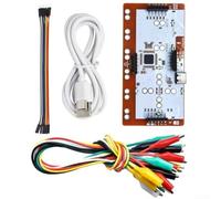 Linnkyfloa Kit de carte de commande principale compacte compatible avec Arduino R3, Mega2650, contrôleur IC avec connexion USB, pince crocodile et jeu de câbles de démarrage (carte unique)