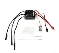 Linnkyfloa Kit de moteur sans balais étanche 60 A et 3650 4300 KV pour voiture télécommandée WLtoys RC, haute vitesse 50 000 tr/min, construction métallique, connecteur en T et banane de 4 mm pour