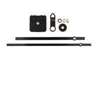 Linnkyfloa Kit de mouvement d'horloge murale à quartz à couple élevé avec aiguille des heures de 200 mm et aiguille des minutes de 250 mm, long axe de 17 mm, mécanisme de rechange pour décoration