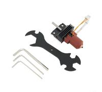 Linnkyfloa Kit d'extrudeuse Hot End avec buse 0 4 mm, C, distribution efficace de la chaleur et système de refroidissement amélioré