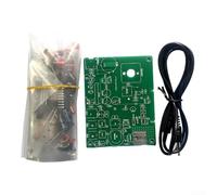 Linnkyfloa Kit émetteur AM DIY 530-1600 kHz onde moyenne source de signal radio avec amplification sonore oscillateur haute fréquence filtre passe-bas pour audio sans fil (composants de)