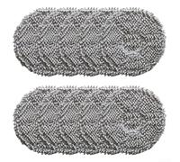 Linnkyfloa Lot de 10 chiffons en microfibre compatibles avec J15 Pro Ultra - Kit de remplacement durable et facile à installer - Accessoires de nettoyage ménagers (gris)