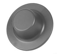 Linnkyfloa Lot de 10 couvercles d'ouverture murale pour masquer les ouvertures de tuyaux et les aérations CVC Construction HIPS pour un aspect homogène (gris)