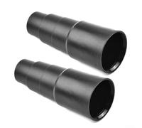 Linnkyfloa Lot de 2 adaptateurs à manchon étagé pour aspirateurs à gaz 35 L/m Sfc Afc - Connecte des tuyaux de 26 mm/32 mm/35 mm/38 mm de longueur 100 mm en plastique noir