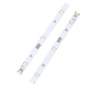 Linnkyfloa Lot de 2 bandes lumineuses LED pour réfrigérateur - MDDZ-162A 1629348, 16 cm de longueur et 1 cm de largeur pour réfrigérateur congélateur blanc froid