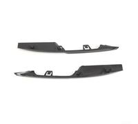 Linnkyfloa Lot de 2 garnitures de calandre inférieures compatibles avec 3 F30 F31 2012-2015 Luxury Line Pare-chocs avant Noir ABS Remplacement 51117279697 51117279698