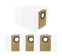 Linnkyfloa Lot de 4/10 sacs à poussière compatibles avec aspirateur robot Midea VCR S6 Plus, contenant la poussière filtrée pour maintenir un environnement domestique hygiénique (lot de 4)