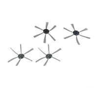 Linnkyfloa Lot de 4 brosses latérales pour multilaser Ho041 pour Mondial Rb-01/rb-07/rb-08/rb-09/rb-11 Obabox pour Obaduster pour Wap W100, pour Taurus Striker Mini, pour Isweep S320 pour Sencor