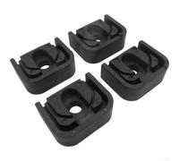 Linnkyfloa Lot de 4 coussinets amortisseurs de vibrations pour climatiseur en caoutchouc hautement élastique pour support d'unité extérieure, base antidérapante de réduction du bruit pour la maison et