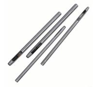 Linnkyfloa Lot de 4 perforatrices creuses pour cuir, joint et vinyle - Outils de perforation ronds en 2,5 mm, 3 mm, 3,5 mm, 4 mm - Outils à main en acier trempé 45# pour artisanat, sacs, vestes