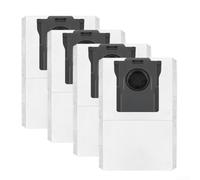 Linnkyfloa Lot de 4 sacs d'aspirateur pour robot S10 X30pro Ultra L40 Ultra avec joint optimisé et filtration multi-étapes pour l'air intérieur