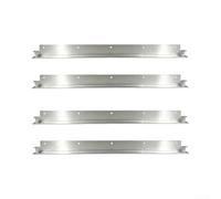 Linnkyfloa Lot de 4 supports de panneau solaire en alliage d'aluminium en forme de Z pour camping-car, caravane, bateau, yacht, cadre de montage photovoltaïque robuste, support d'énergie alternative