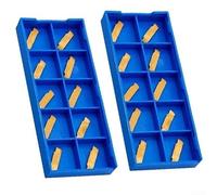 Linnkyfloa MGMN150-G NC30 Lot de 20 inserts de rainurage en carbure de tungstène pour porte-outils MGEHR MGIVR, lames indexables haute tolérance durables pour tour CNC et coupe du métal