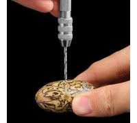 Linnkyfloa Mini perceuse manuelle avec mandrin de 0,3 à 3,2 mm pour le travail du bois, du plastique et des modèles - Outil de loisirs en alliage d'aluminium pour loisirs créatifs, fabrication de