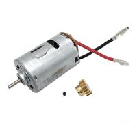 Linnkyfloa Moteur 540 avec 17 T, dissipateur thermique et siège de voiture télécommandée, système de refroidissement, pièces de course, rouge (A+B)