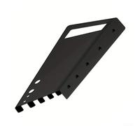 Linnkyfloa Mur de tronçonneuse robuste de 41,9 cm pour garage et atelier, support de rangement pour outils peu encombrant, finition noire, suspension sécurisée