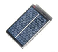 Linnkyfloa Panneau solaire Boîte de 2 piles AA AAA rechargeables 1 W 4 V avec indicateur LED, inverse, utilisation extérieure compacte