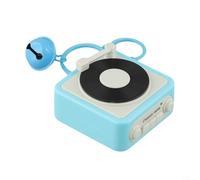 Linnkyfloa Porte-clés d'enregistrement vocal personnalisé, pour mini magnétophone pour mots d'amour et musique, cadeau compact pour lui, elle, petit ami ou petite amie (D)