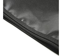 Linnkyfloa Porte-documents résistant au feu avec extérieur étanche et haute protection 700 °C pour passeports, certificats et dossiers importants, noir (34 x 25 cm)