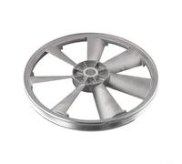 Linnkyfloa Roue de courroie de compresseur d'air, 300 mm de diamètre, volant d'inertie en métal à rainure unique pour courroie triangulaire de type A, largeur de fente de 13 mm, compatible avec une