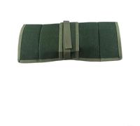 Linnkyfloa Sac à outils enroulable en toile avec 10 poches pour clés à molette et petits outils à main - Compact 24 x 15,5 x 4,5 cm - Vert Sto