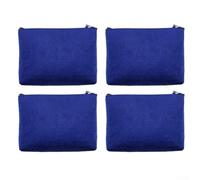 Linnkyfloa Sac de rangement polyvalent en feutre pour accessoires numériques, plusieurs compartiments pour chargeurs d'ordinateur portable, câbles et périphériques, design compact et léger, (bleu et