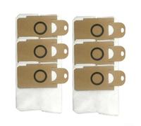 Linnkyfloa Sacs d'aspirateur Robot R1/R1a/R1 Pro/S1 - Ressources pour filtre en papier Lydsto de remplacement pour 6 sacs de vidange à faible poussière et performance d'aspiration optimale