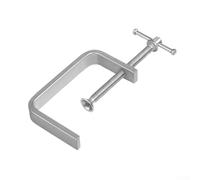 Linnkyfloa Serre-joint en C pour bois, plastique, métal et pierre - Gamme de 50-100 mm - Pince G en acier allié avec filetage lisse, plat, pression uniforme - (0-85 mm)