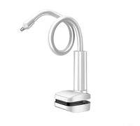 Linnkyfloa Support de caméra de sécurité sans perçage en métal galvanisé pour penderie, plafond, noir et blanc, 20 x 15 x 3 mm (blanc)