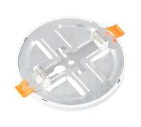 Linnkyfloa Support de plafond de sécurité, avec trou de remplissage, stable en aluminium ABS pour caméras dôme sonnette moniteur d'animaux domestiques, S 98 mm pour ouverture de 4 à 7 cm (L)