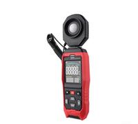 Linnkyfloa TA632A TA632B Illuminomètre numérique avec fil à ressort extensible de 1,5 m et sonde rotative à 360 degrés pour échantillonnage d'intensité lumineuse multiangle (TA632A)