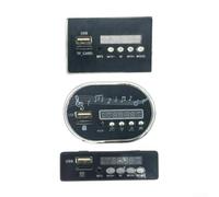 Linnkyfloa Tableau à musique électrique pour enfant 12 V avec circuit USB lecteur MP3 en plastique et métal, convient pour les accessoires de véhicule porteur pour bébé (n°4 12 V)