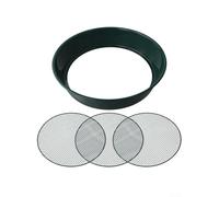 Linnkyfloa Tamis robuste - Cadre de pelle tamisant le sol en maille de fer remplaçable pour déchets de jardin et gestion du compostage comprend une cour pour 12 mm/9 mm/6 mm