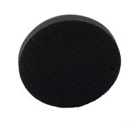 Linnkyfloa Tampon en éponge douce pour disques de ponçage et outils électriques, compatible avec les coussinets de support de 5, 3, 4, 5, 15,2 cm, tampon d'interface de rechange blanc et noir (7,6 cm)