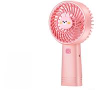 Linnkyfloa Ventilateur portable rechargeable par USB pour mini appareil de refroidissement avec design à 3 lames, longue durée de vie des cellules de 8 à 12 heures, ventilateur personnel léger de 96,7