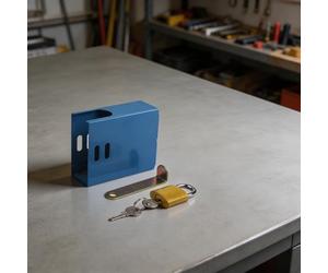 Linnkyfloa Verrou de robinet avec clés de sécurité pour robinet extérieur, coque de protection antivol pour tuyau d'arrosage et robinet de cuisine, résistant aux intempéries, en argent ou bleu (argent